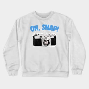 Oh Snap / Camera Geek Gift Design Crewneck Sweatshirt